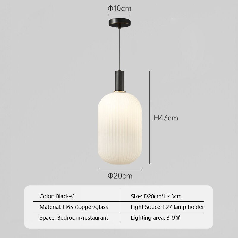 Nordic Glass Pendant Lights